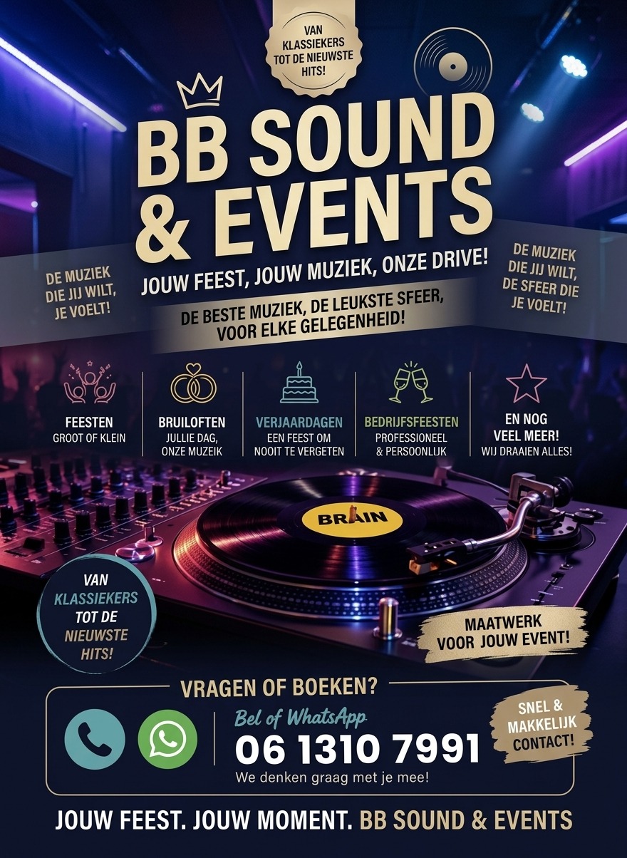 Flyer van Bryan Drive In Events